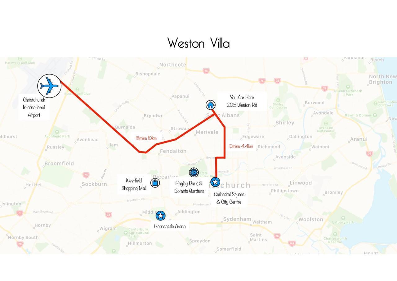 Weston Villa - Spacious & Family Friendly - Bookahome Κράισττσερτς Εξωτερικό φωτογραφία